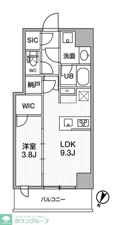 シーズンフラッツ新大塚の物件間取画像